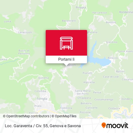 Mappa Loc. Garaventa / Civ. 55