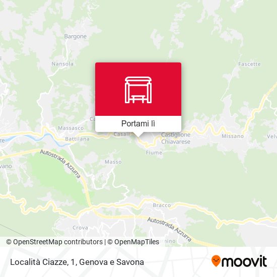 Mappa Località Ciazze, 1