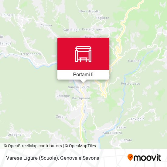 Mappa Varese Ligure (Scuole)