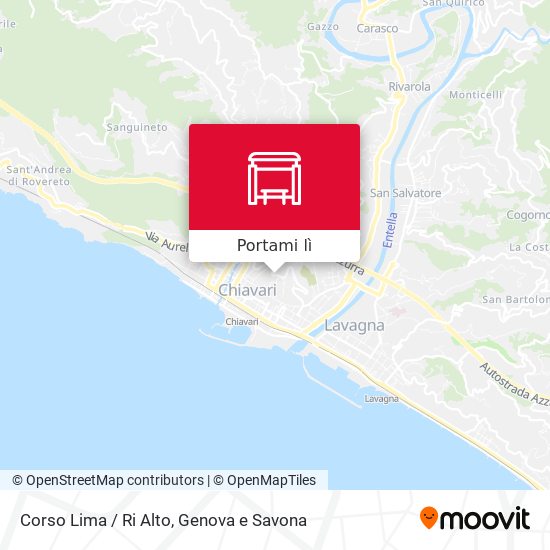 Mappa Corso Lima / Ri Alto