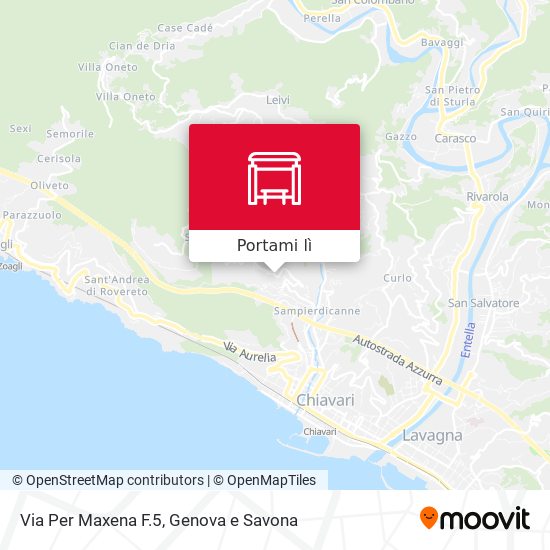 Mappa Via Per Maxena F.5