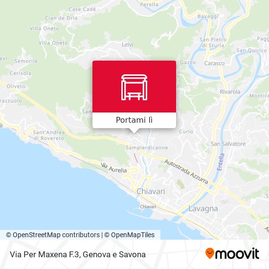 Mappa Via Per Maxena F.3