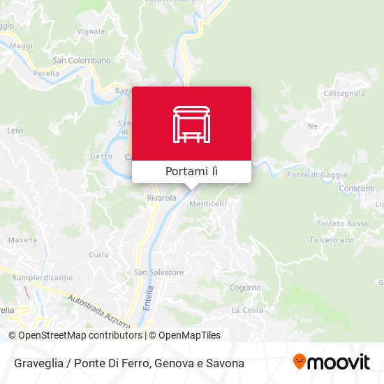 Mappa Graveglia / Ponte Di Ferro