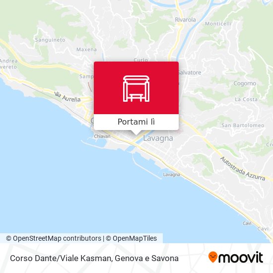 Mappa Corso Dante/Viale Kasman