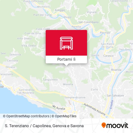 Mappa S. Terenziano / Capolinea