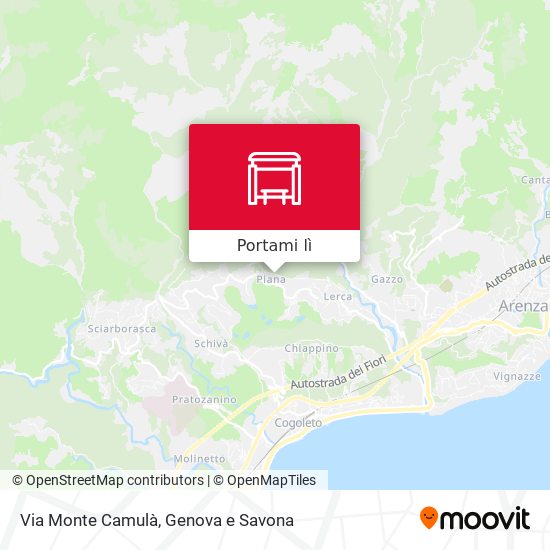Mappa Via Monte Camulà
