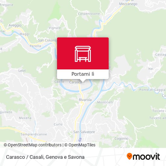 Mappa Carasco / Casali