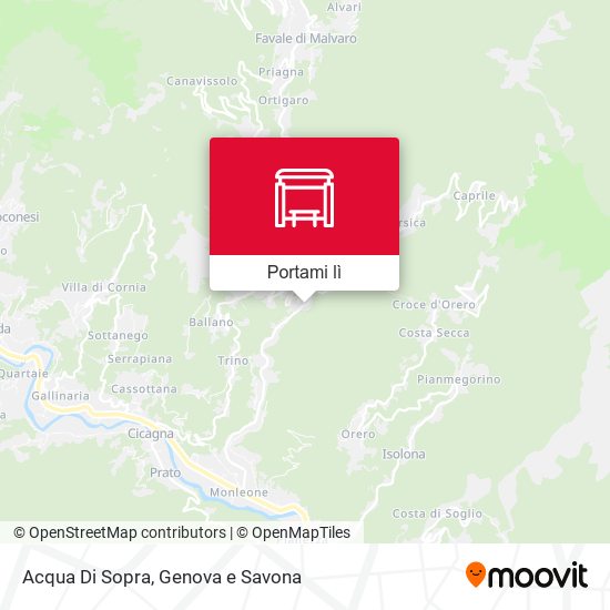 Mappa Acqua Di Sopra