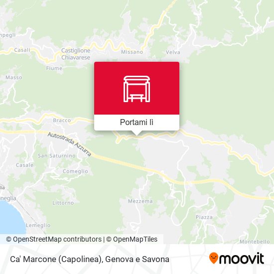 Mappa Ca' Marcone (Capolinea)
