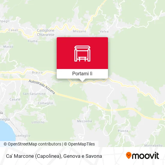 Mappa Ca' Marcone (Capolinea)