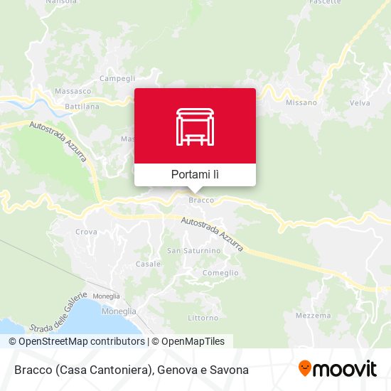 Mappa Bracco (Casa Cantoniera)