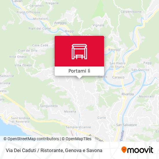 Mappa Via Dei Caduti / Ristorante