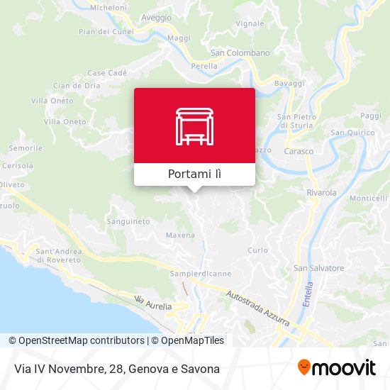 Mappa Via IV Novembre, 28