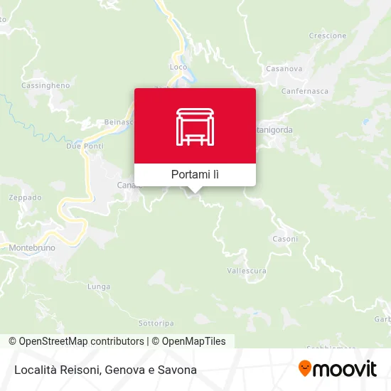 Mappa Località Reisoni