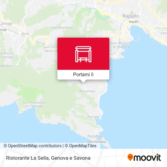 Mappa Ristorante La Sella