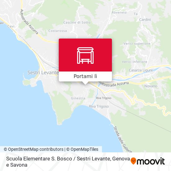 Mappa Scuola Elementare S. Bosco / Sestri Levante
