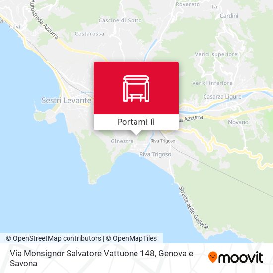 Mappa Via Monsignor Salvatore Vattuone 148