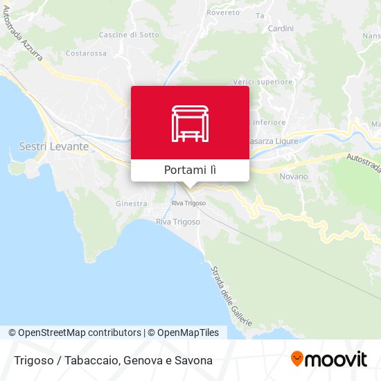Mappa Trigoso / Tabaccaio