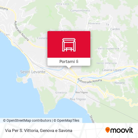 Mappa Via Per S. Vittoria