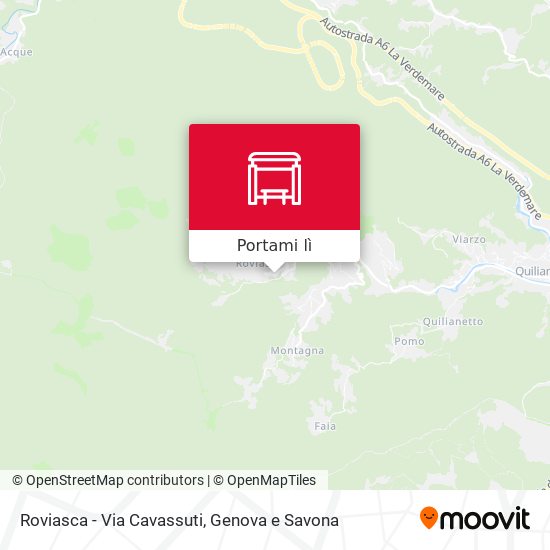 Mappa Roviasca - Via Cavassuti