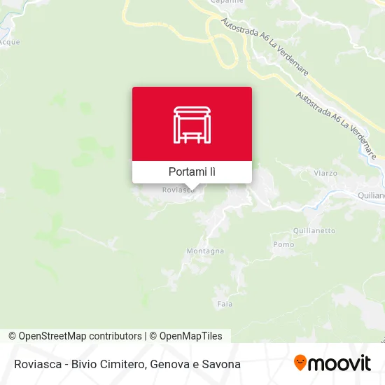 Mappa Roviasca - Bivio Cimitero