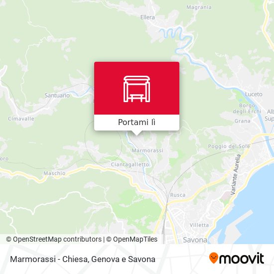 Mappa Marmorassi - Chiesa
