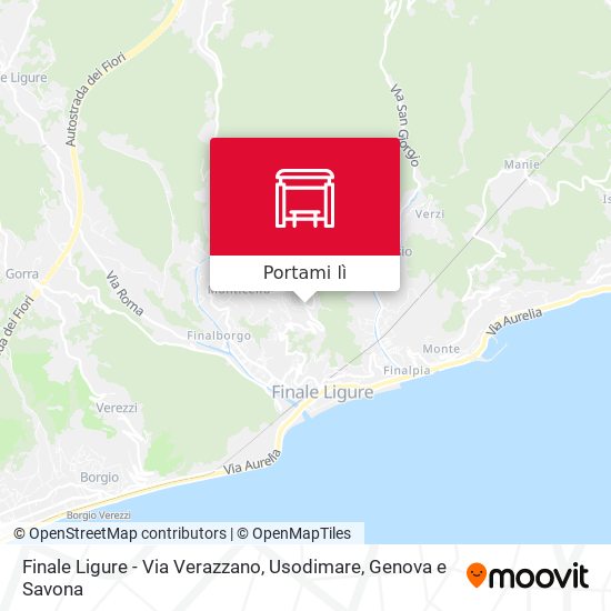 Mappa Finale Ligure - Via Verazzano, Usodimare