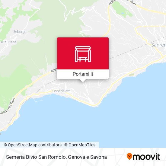 Mappa Semeria Bivio San Romolo