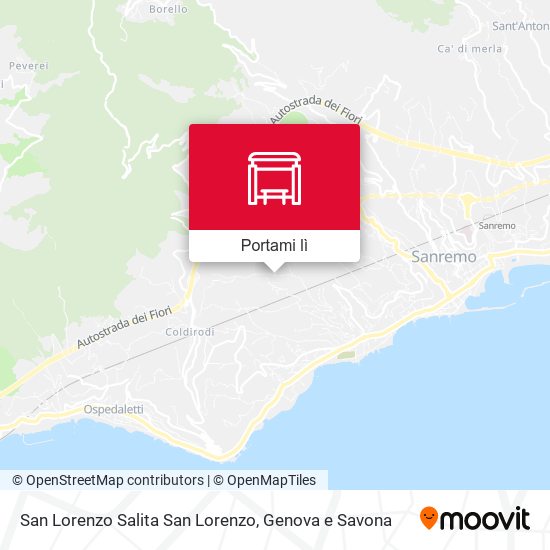 Mappa San Lorenzo Salita San Lorenzo
