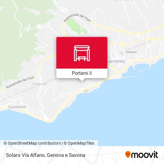 Mappa Solaro Via Alfano
