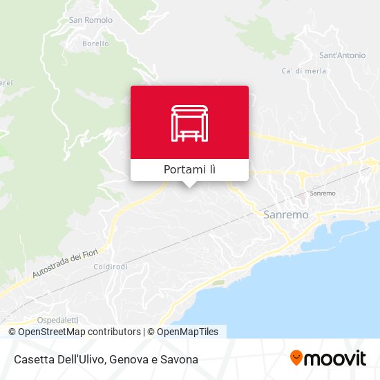 Mappa Casetta Dell'Ulivo