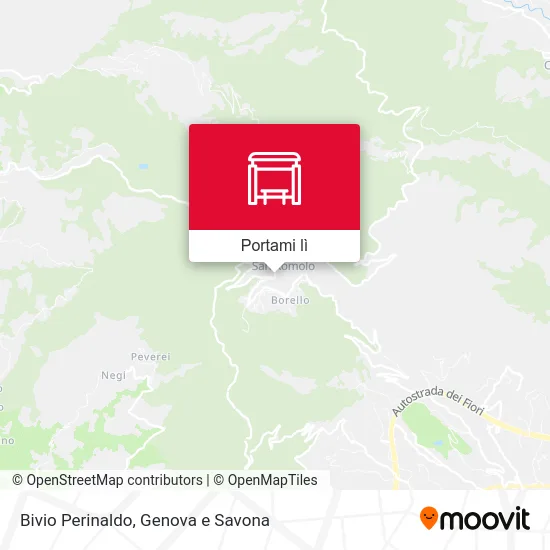 Mappa Bivio Perinaldo