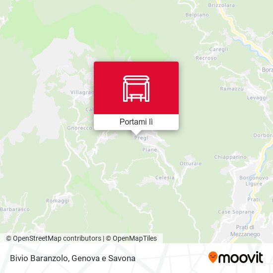 Mappa Bivio Baranzolo