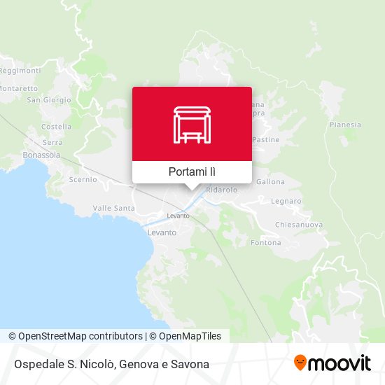 Mappa Ospedale S. Nicolò