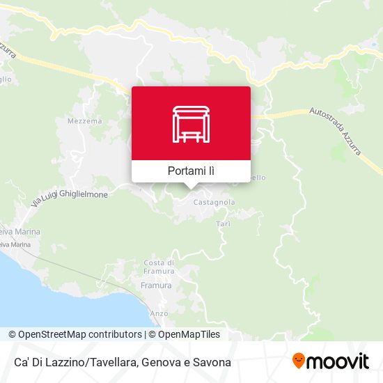 Mappa Ca' Di Lazzino/Tavellara