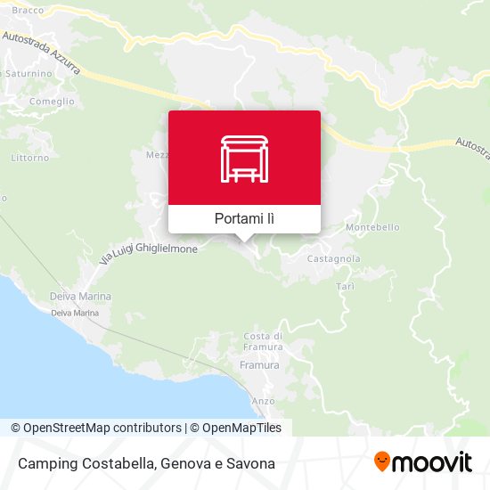 Mappa Camping Costabella