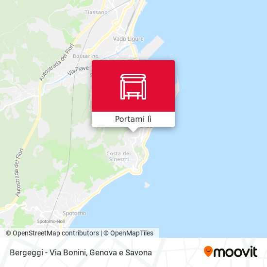 Mappa Bergeggi - Via Bonini