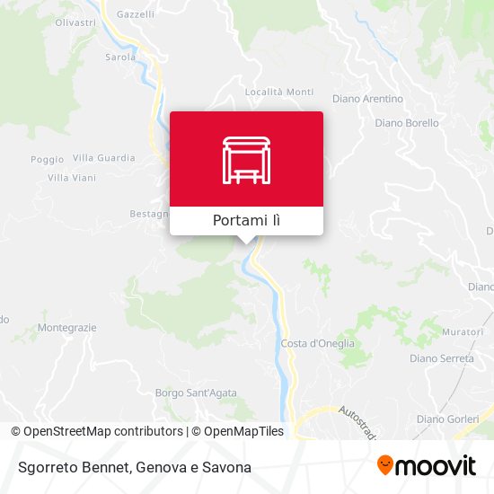 Mappa Sgorreto Bennet