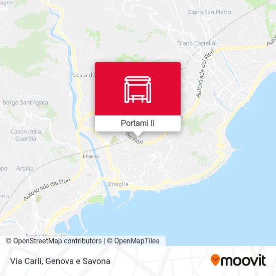 Mappa Via Carli