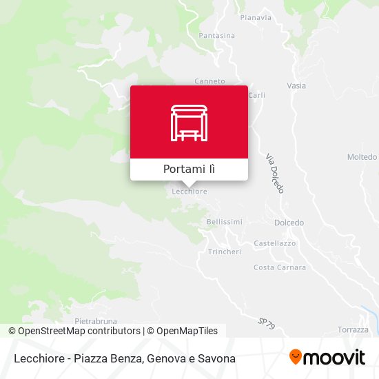 Mappa Lecchiore - Piazza Benza