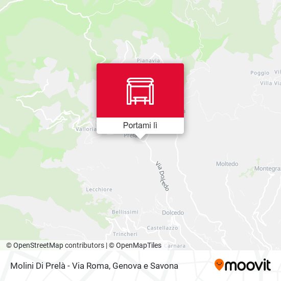Mappa Molini Di Prelà - Via Roma