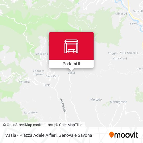 Mappa Vasia - Piazza Adele Alfieri