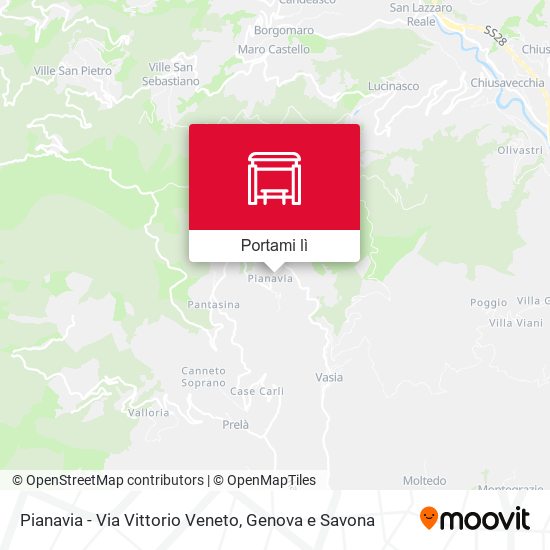 Mappa Pianavia - Via Vittorio Veneto