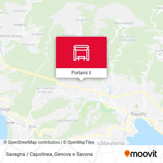 Mappa Savagna / Capolinea