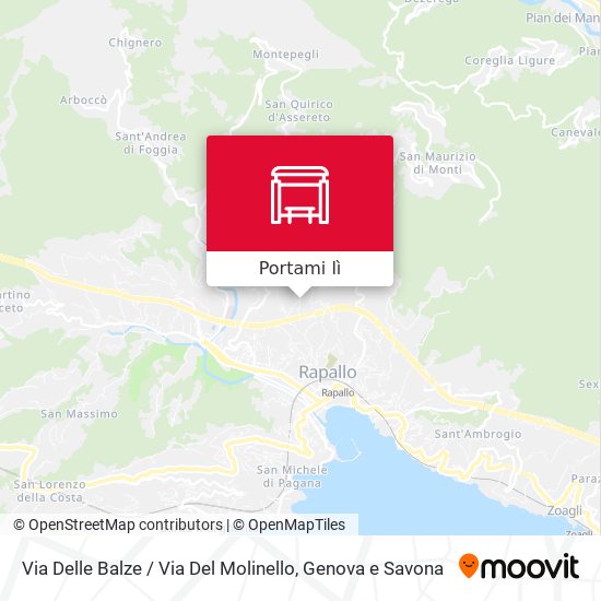 Mappa Via Delle Balze / Via Del Molinello