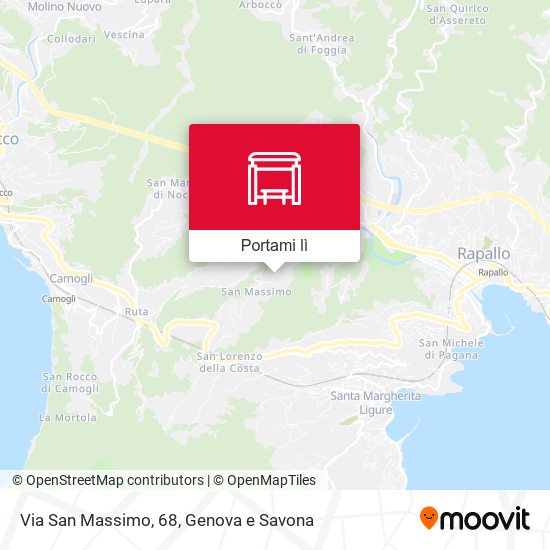 Mappa Via San Massimo, 68