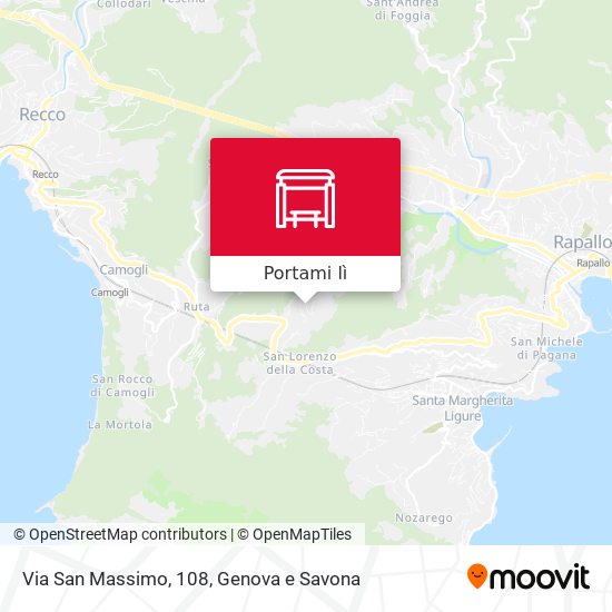 Mappa Via San Massimo, 108