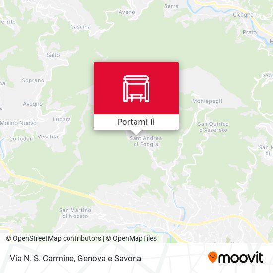 Mappa Via N. S. Carmine