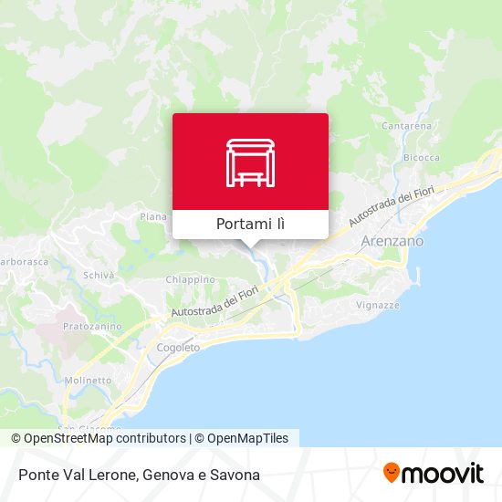 Mappa Ponte Val Lerone