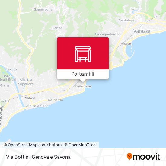 Mappa Via Bottini